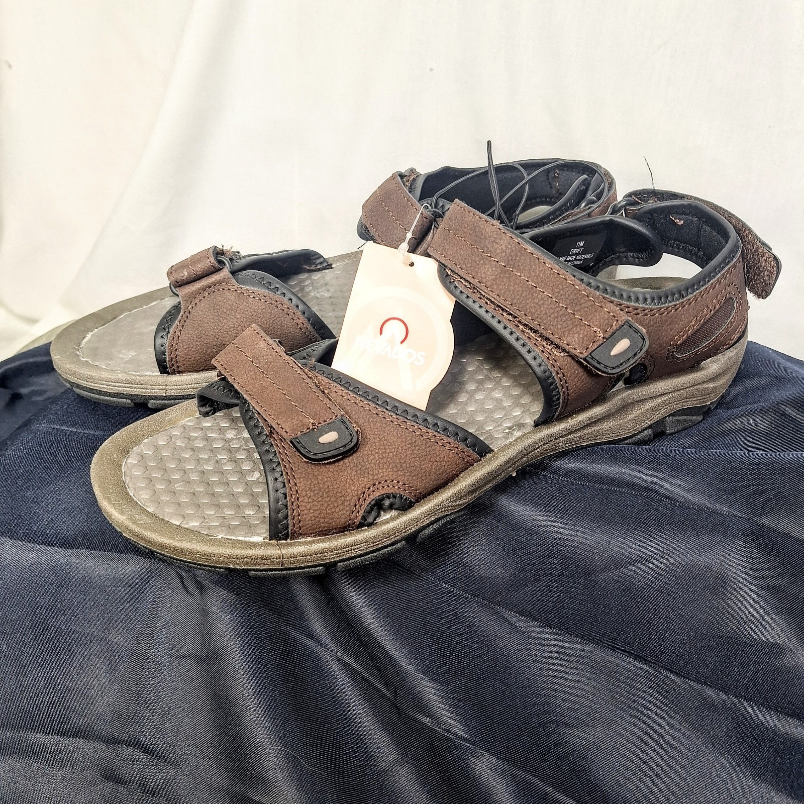 New Nevados Brown Drift River Sandals 11 Outdoor Sport Hiking Adjustable Walking